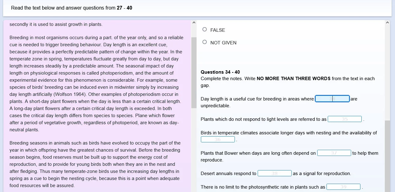 IELTS Reading Tips - Note Completion