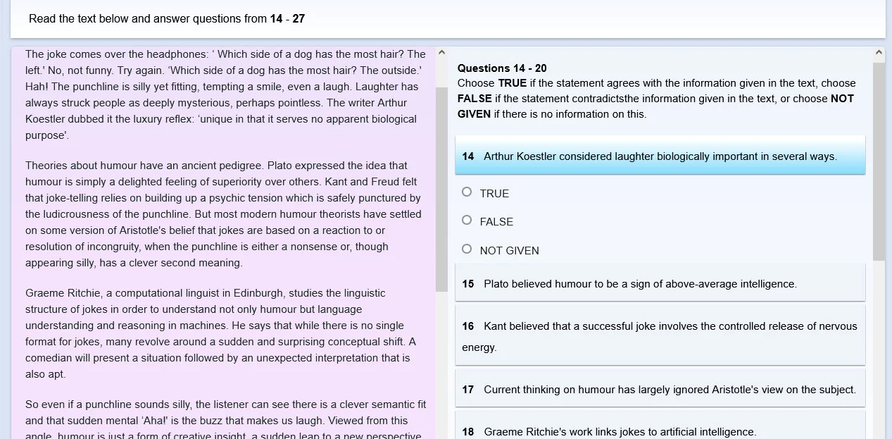 IELTS Reading Tips - T/F/NG and Y/N/NG Questions